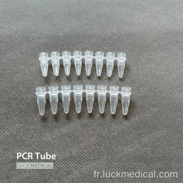 Bandes de tube de PCR 0,2 ml 0,1 ml